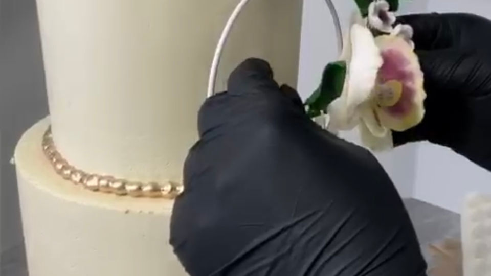 Montage d'un Wedding cake